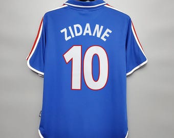 France Zidane Retro 2000 Home Jersey