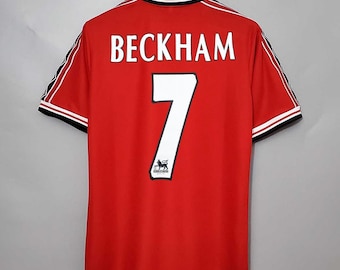 Manchester Beckham retro thuisshirt 1998