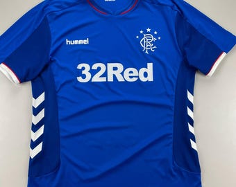 Glasgow Rangers 2018-19 Home Jersey Men's XL Size