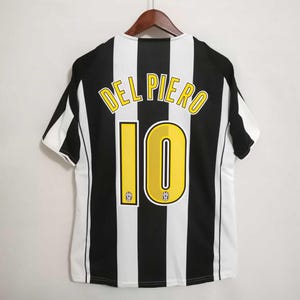 Juventus Del Piero Retro 2004 2005 Home Jersey