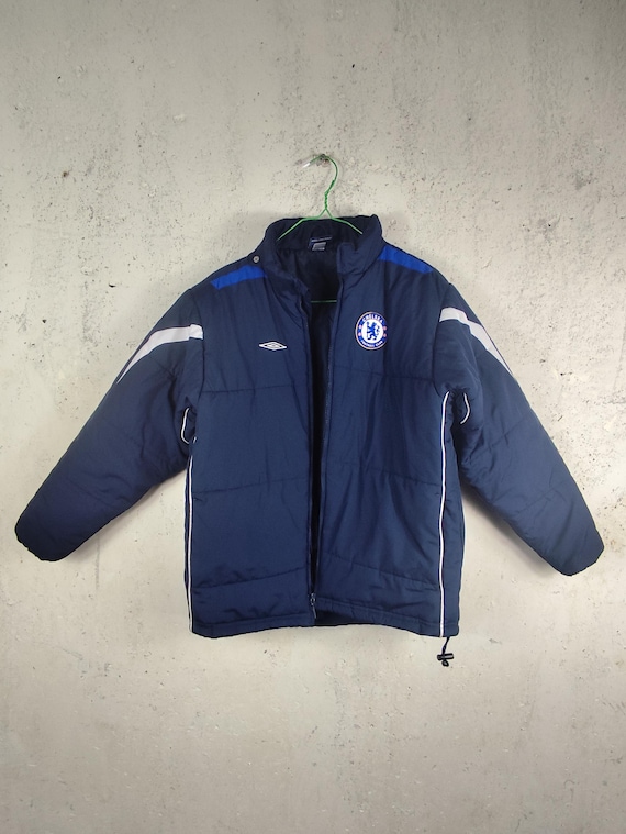 Vintage 2005-06 Chelsea Umbro Padded Bench Coat Kids YXL 158 Cm - Etsy