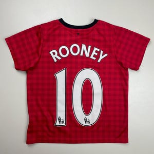 Man Utd 2012-13 #10 Rooney Home Jersey Kids 116-122cm Size