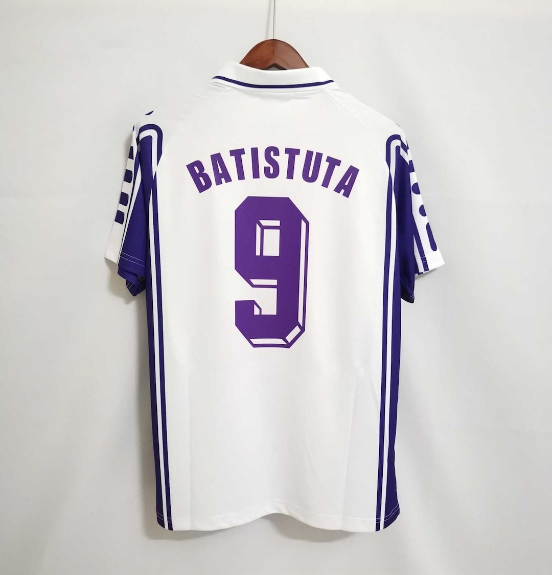 Fiorentina Batistuta Retro 1999 2000 Home Jersey - Etsy