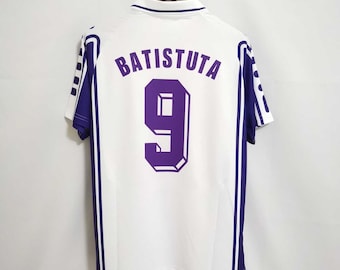 Vintage Football Jersey Shirt AC Fiorentina Fila 9 Batistuta