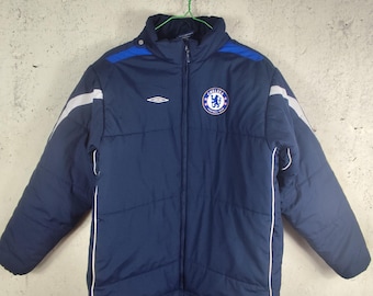 Vintage 2005-06 Chelsea Umbro Padded Bench Coat Kids YXL 158 Cm - Etsy