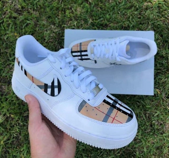 burberry painted air forces