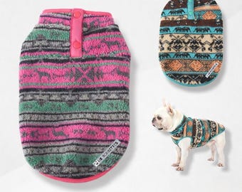 Adventure Sherpa Fleece Dog Jumper: Autumn Winter Puppy Coat.