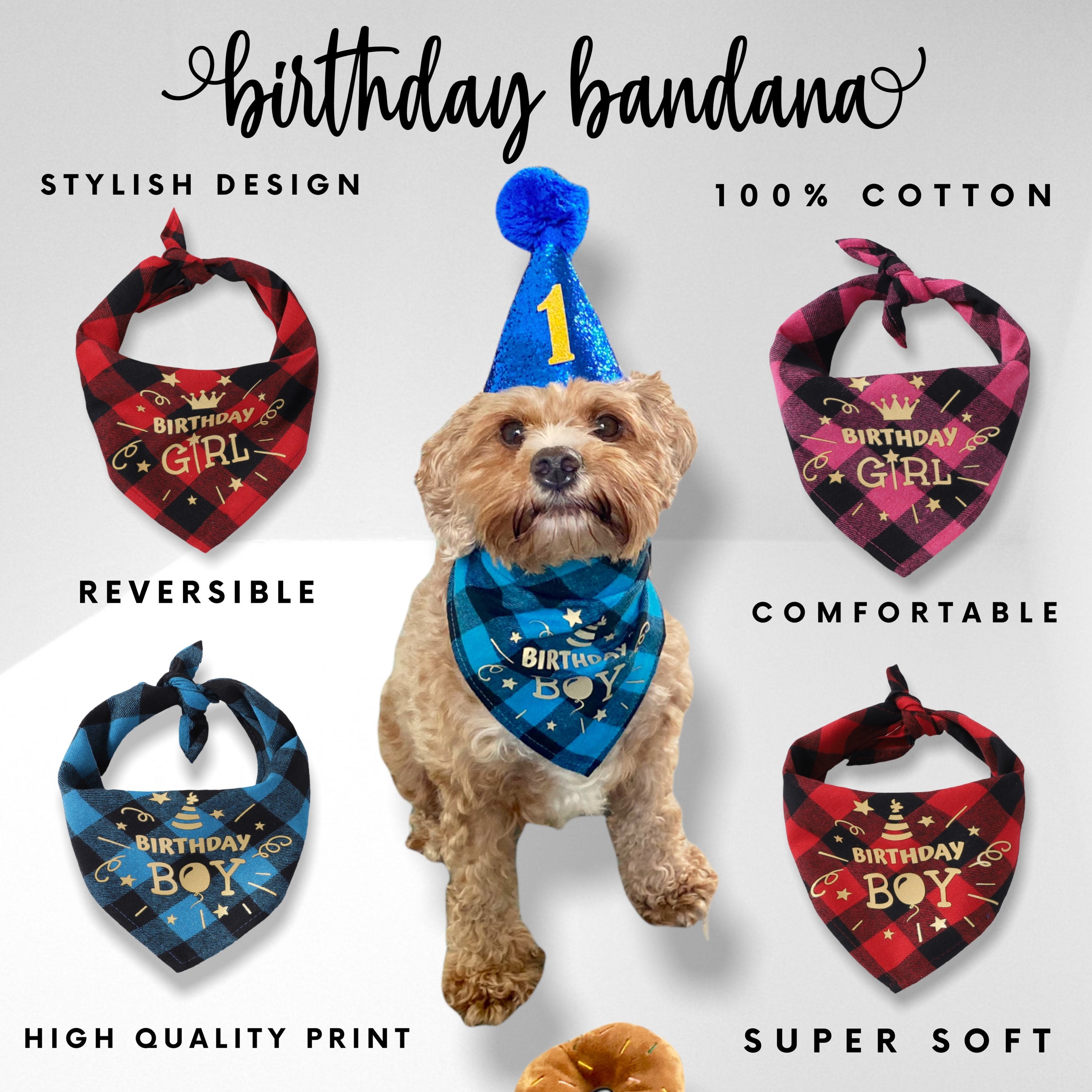 Personalised Dog Birthday Gift Box Dog Birthday Present - Etsy UK