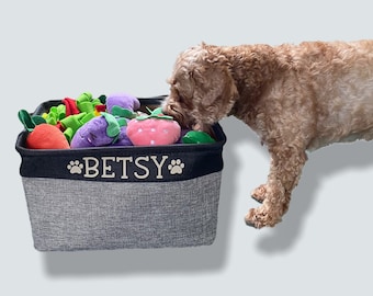 Personalized Toy Personalised Dog Toy Storage Personalised Dog Toy
