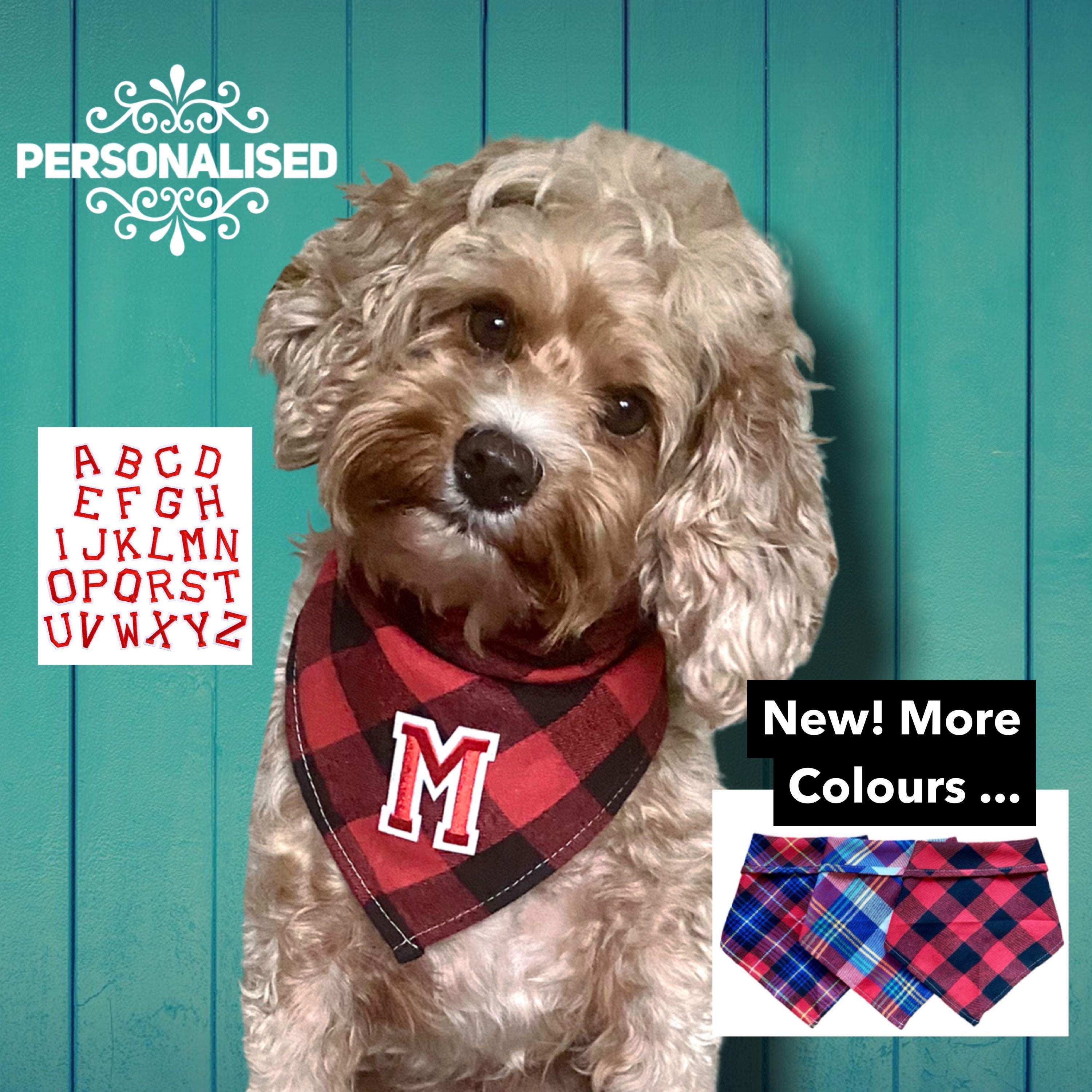 Etsy dog bandana uk Clearance