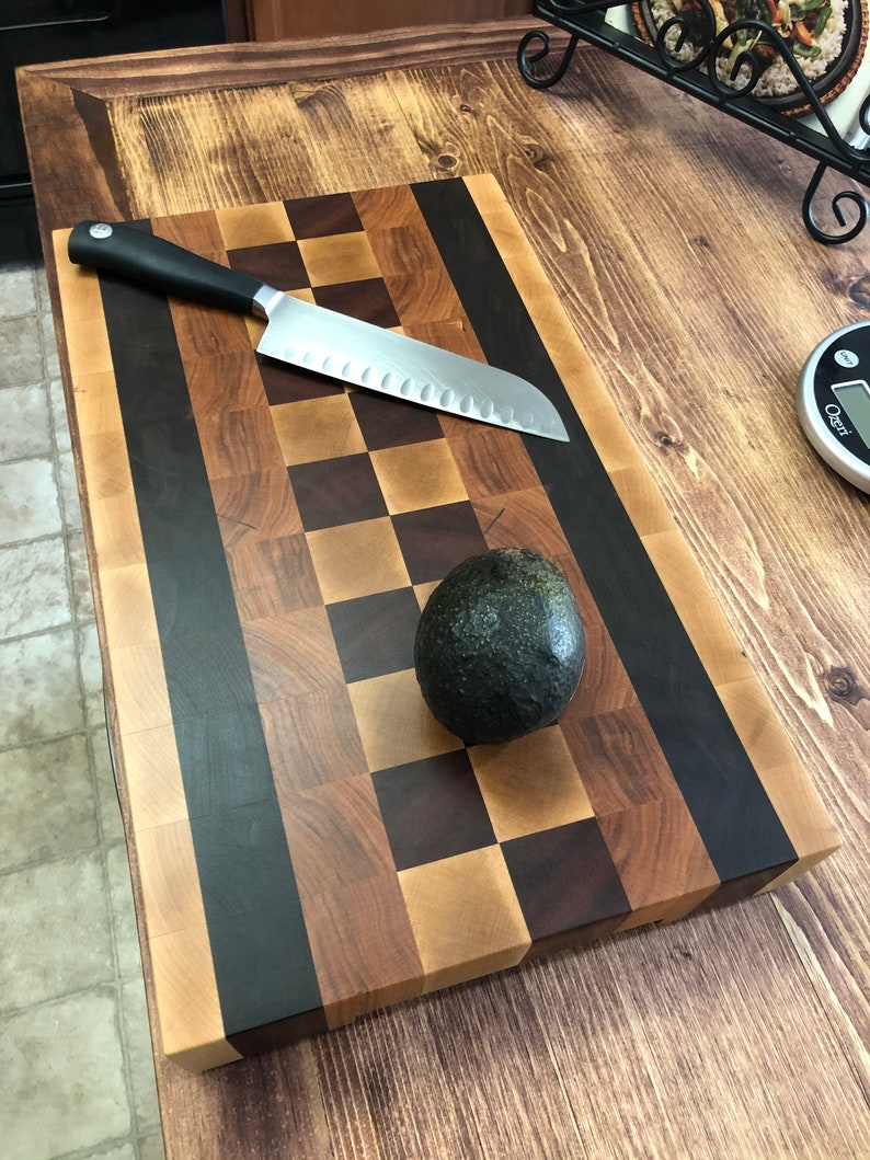 End Grain Cutting Board Etsy Canada