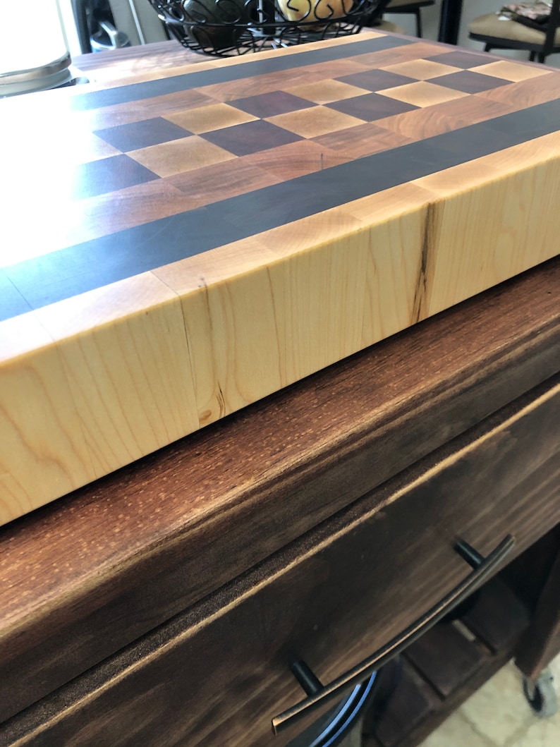 End Grain Cutting Board Etsy Canada