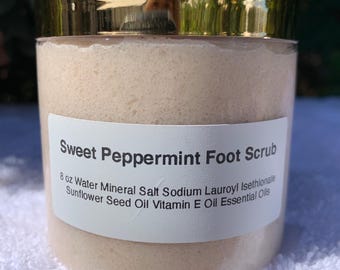 Peeling do stóp z miętą pieprzową