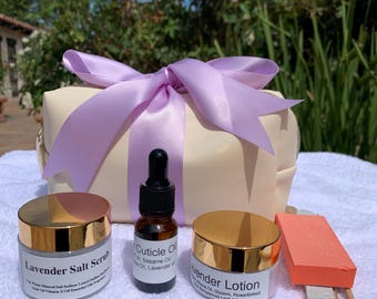 Zestaw do manicure lawendowego