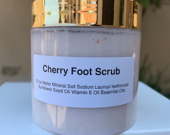 Peeling do stóp wiśniowy