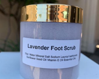 Peeling do stóp lawendowy