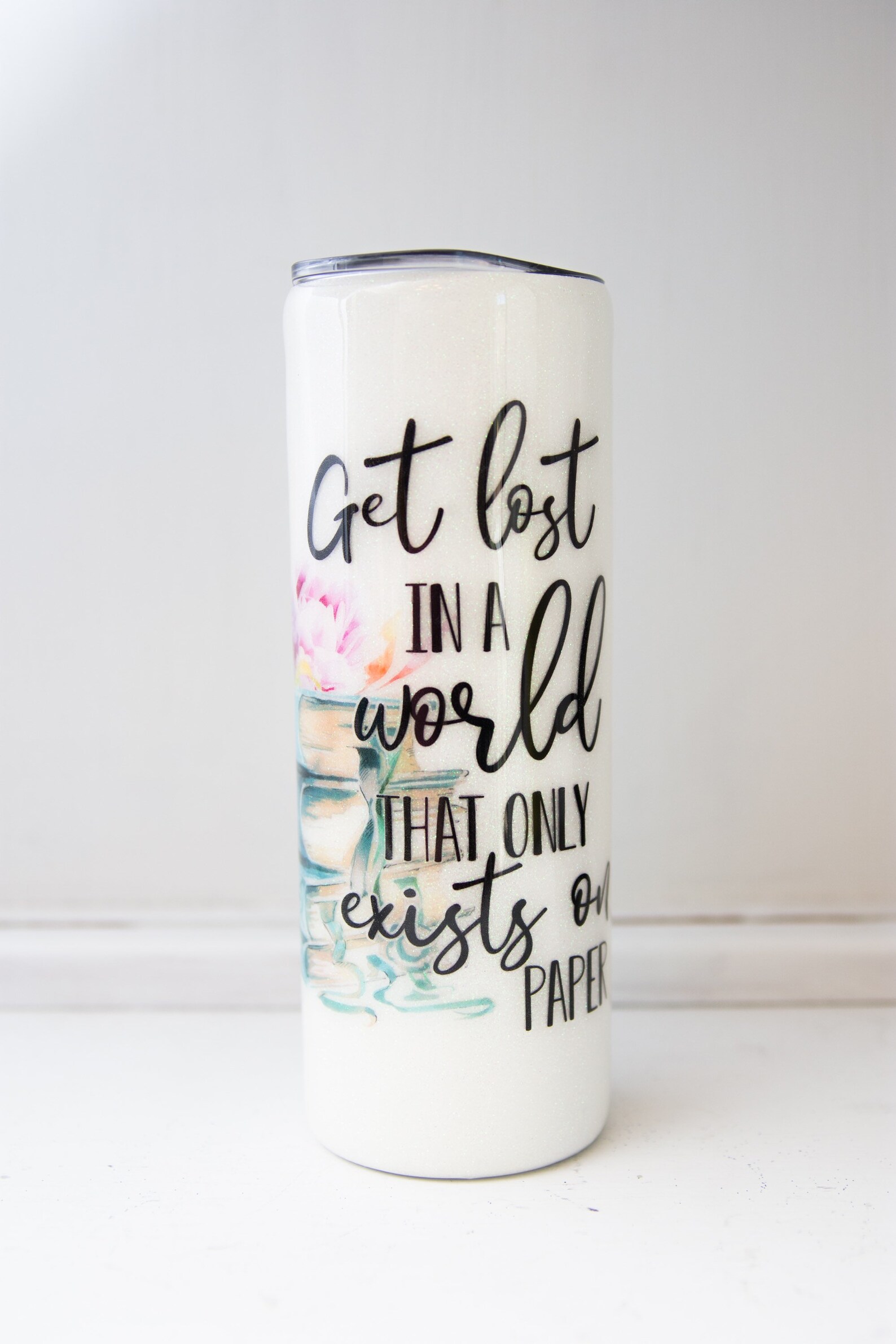 30oz or 20oz Reading Tumbler Get Lost in a Book Bookish Etsy