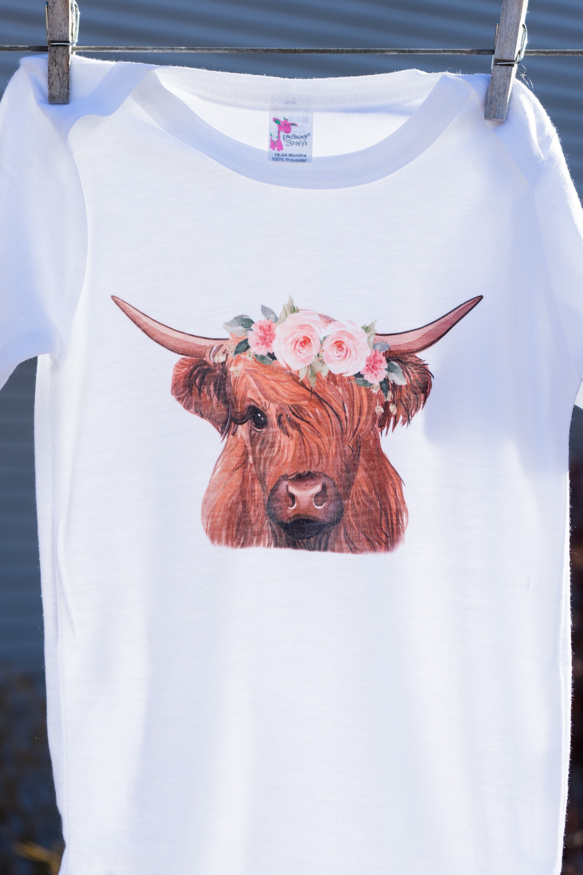 Highland Cow Onesie Fuzzy Cow Onesie Baby Girl Onesie Cow Etsy