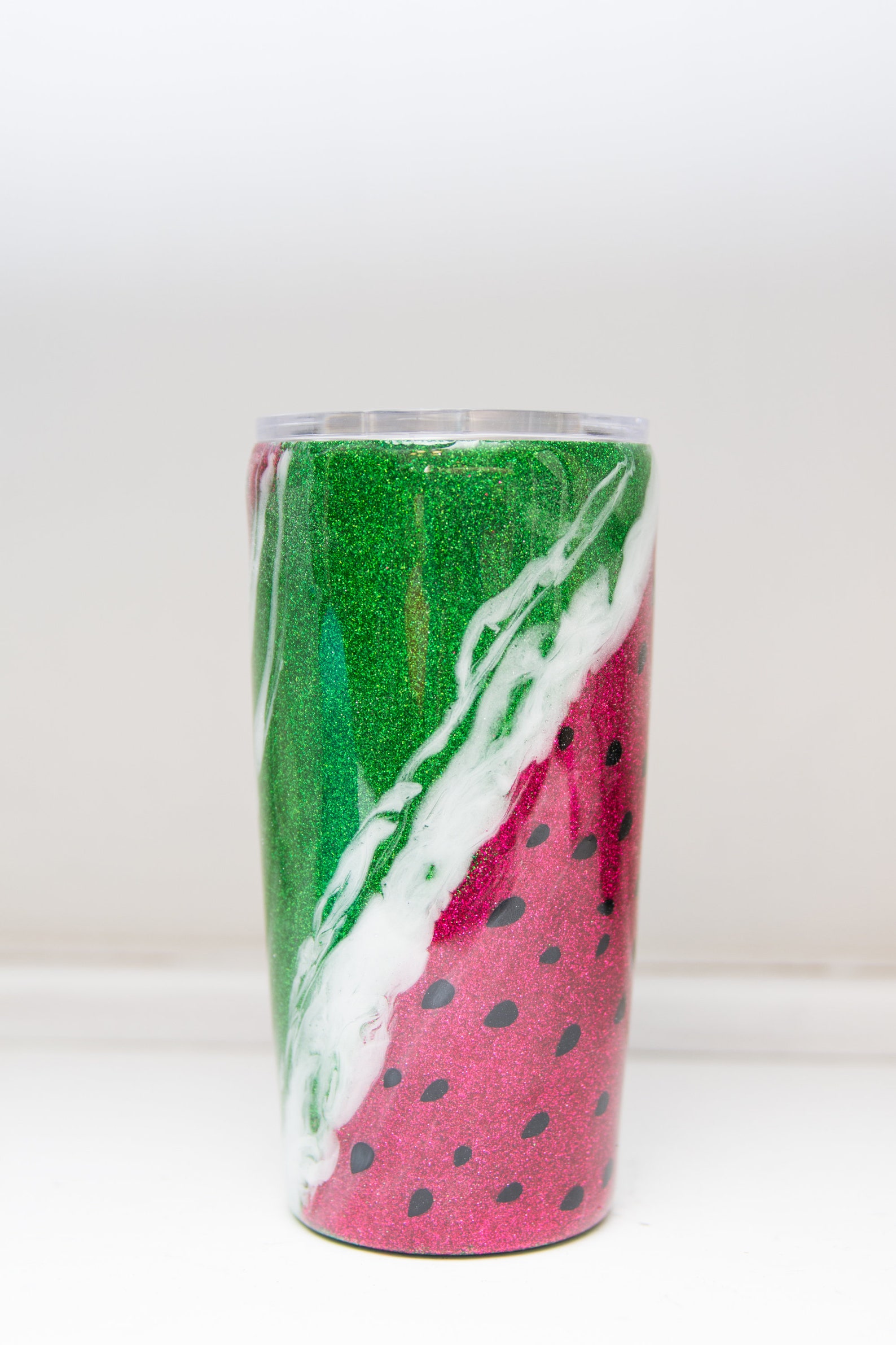 18 Oz Watermelon Tumbler Watermelon Milky Way Tumbler Double Etsy