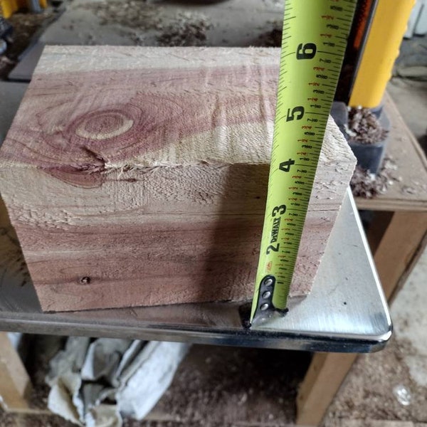 Cedar Bowl Blank, Carving Block