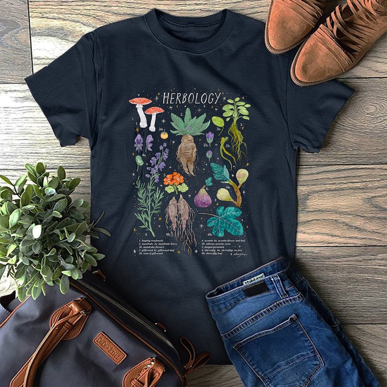 Harry Potter Herbology Plants t shirt vintage t shirt Etsy