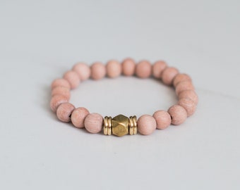 Goldie ~ Pulsera de piedras preciosas ~ Pulsera difusora ~ Aromaterapia ~ Aceites esenciales