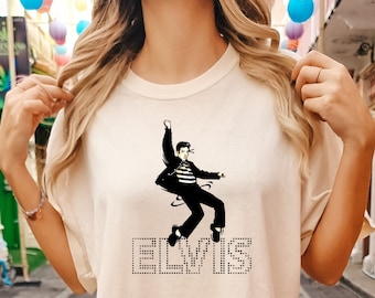 Comfort Colors Elvis Presley Shirt, Elvis Presley Gift, Elvis Presley Merch, Gift for Elvis Presley Fan, King Of Rock And Roll Shirt Gift Te