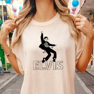 Comfort Colors Elvis Presley Shirt, Elvis Presley Gift, Elvis Presley Merch, Gift for Elvis Presley Fan, King Of Rock And Roll Shirt Gift Te