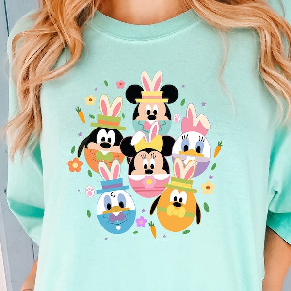 Disney Easter Eggs Comfort colors Shirt, Disney Shirt, Easter Disney Shirt, Disney Trip Shirt, Disney Vacation Shirt, Easter Bunny Shirt, te