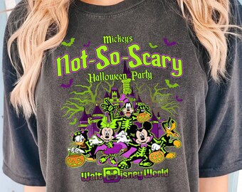 Mickey's Not-So-Scary Halloween Party Shirts, Mickey and Minnie Halloween Family Sweatshirts, Disney Halloween Shirts, Halloween Party 2024
