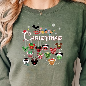 Disney Christmas Comfort colors Shirt,Mickey Christmas Shirt,Minnie Christmas Shirt,Christmas Squad,Christmas Crew,Disney Girls Trips gift