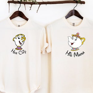 Disney Mommy And Me Comfort Colors Shirt, Potts Chip Shirts, Magic Kingdom Shirts, Matching Mommy and Son Shirts, Mrs Potts Shirts, hoodies