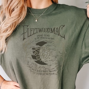 Vintage Fleetwood Mac Comfort Colors Shirt, Sister Of The Moon Sweatshirt, Fleetwood Mac Tee, Music Rock Band, Gift for her Shirt, Xmas gift