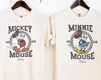 Comfort Colors Disney Minnie Mouse Classic Shirt, Retro Mickey Shirt, Vintage Minnie Mouse Shirt, Disney Family Trip , Magic Kingdom Tees