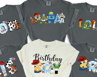 Toy Story Birthday Shirt, Custom Disney Birthday Boy Shirt, Toy Story Birthday Family Shirt, Custom Toy Story Shirt, Birthday Girl Gift Tee,