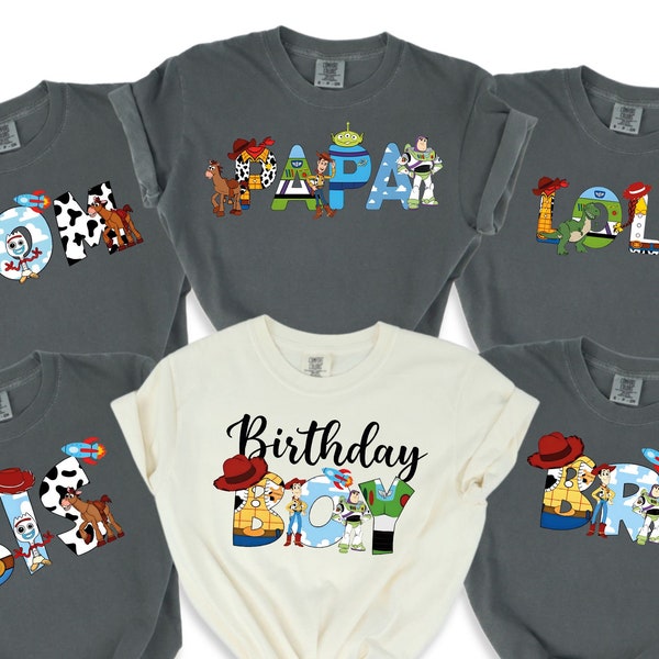 Toy Story Birthday Shirt, Custom Disney Birthday Boy Shirt, Toy Story Birthday Family Shirt, Custom Toy Story Shirt, Birthday Girl Gift Tee,