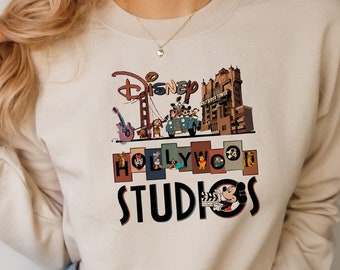 Comfort Colors Vintage Disney Hollywood Studios Shirt, Hollywood Studios Shirt, Hollywood Studios Trip Shirt, Disney Family Vacation, gifts
