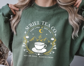 Suriel Tea Co Comfort Color Shirt, Acotar Bookish Sweatshirt, A Court Of Thorns And Roses Sweatshirt, Suriel Tea Sweatshirt, SJM Sweatshirt