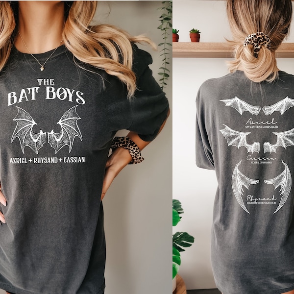 The Bat Boys Comfort Shirt, Vintage Acotar Bookish Sweatshirt, The Night Court Illyrians, A Court of Thorn and Roses Rhysand Cassian Azriel