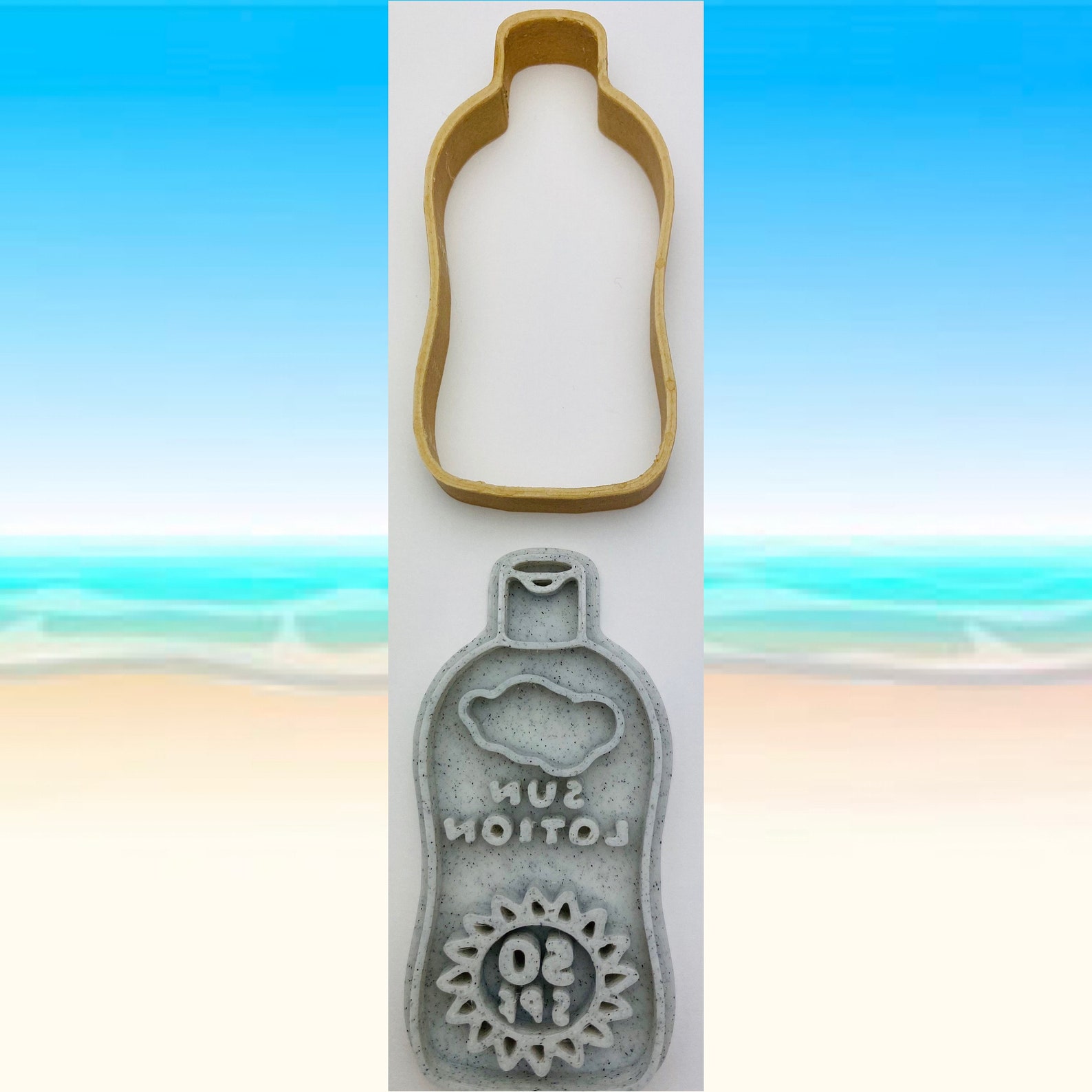 Set of 6 Beach Theme Cookie Cutters Etsy UK