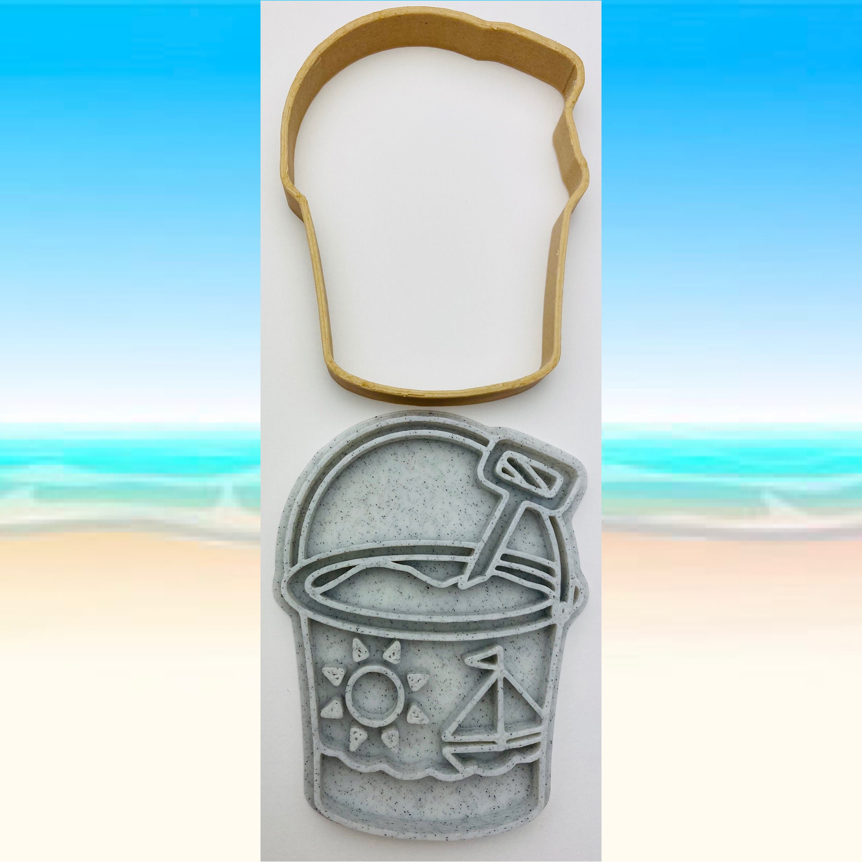 Set of 6 Beach Theme Cookie Cutters Etsy
