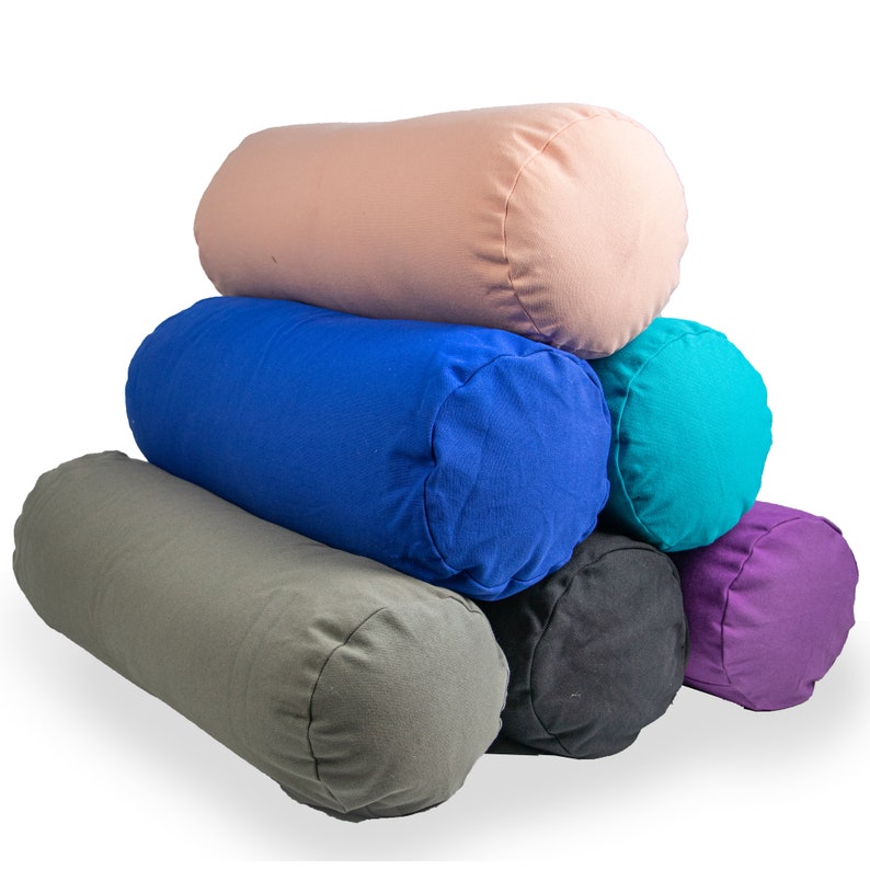 Yoga-Mad Cotton Buckwheat Rectangular Bolster