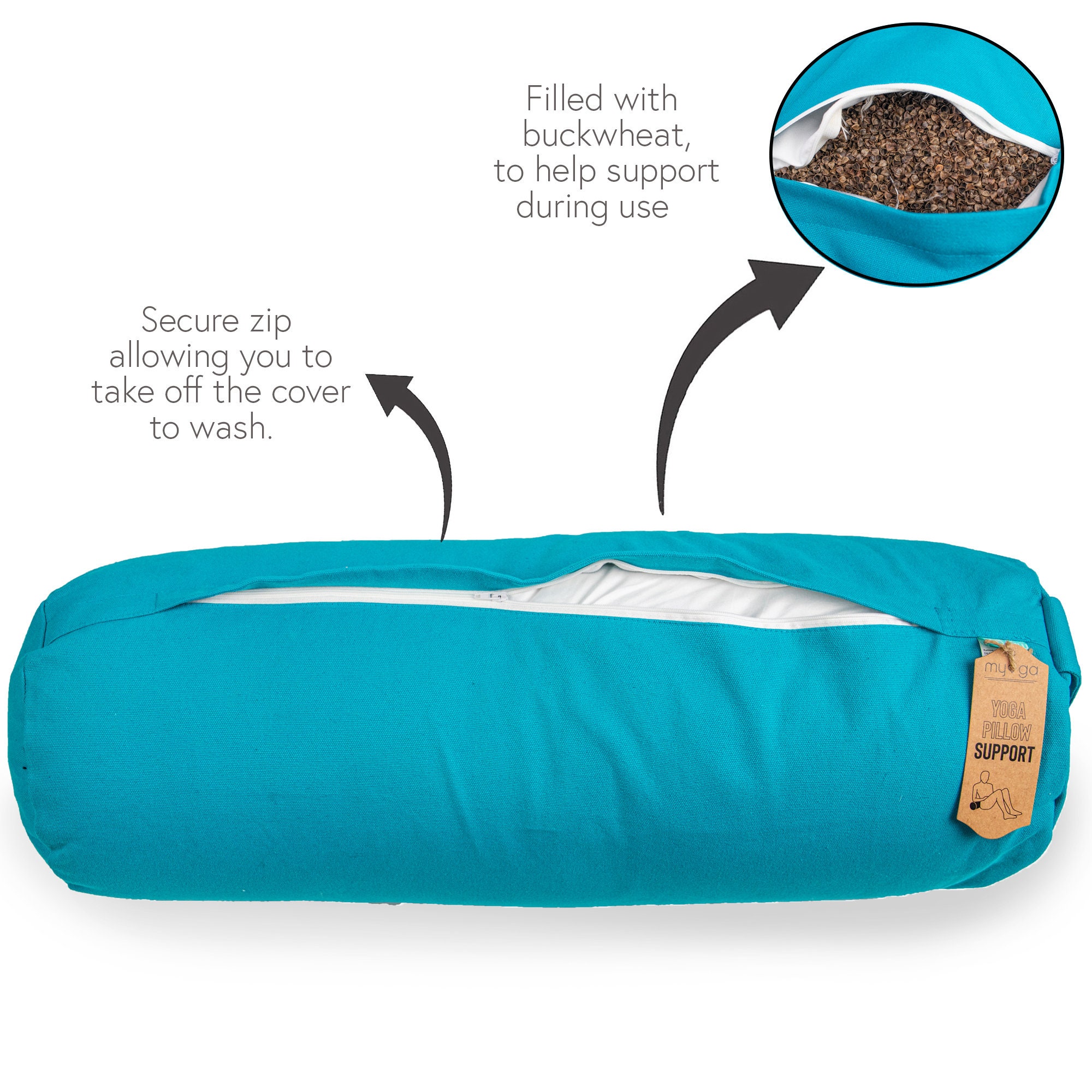 Buckwheat Bolster Pillow Yoga Pillow Bolster Yoga Pillows Etsy UK