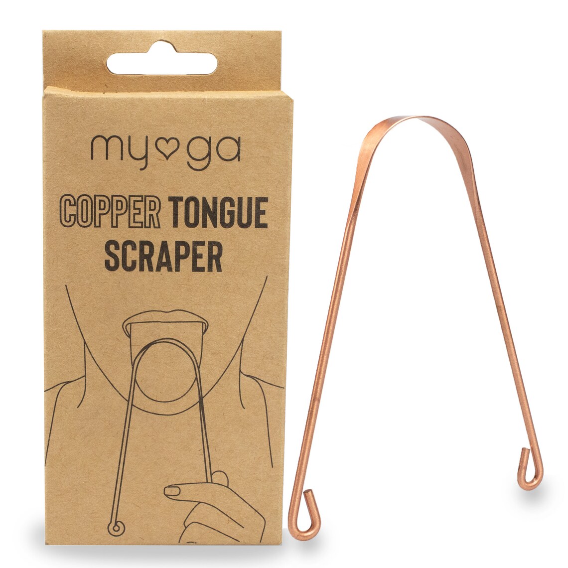 Copper Tongue Scraper Naturally AntiMicrobial Scrapper Etsy