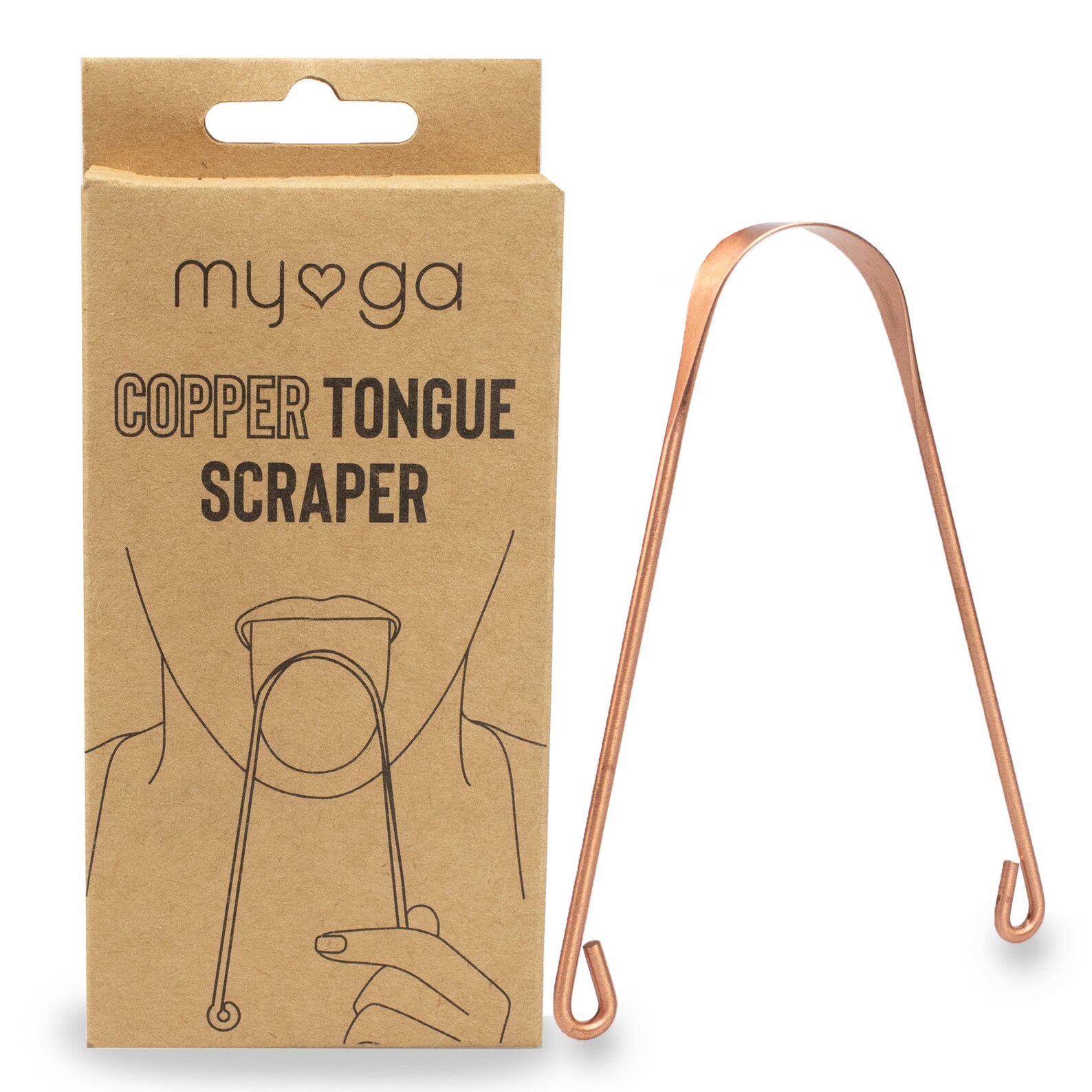 Copper Tongue Scraper Naturally Antimicrobial Scrapper Etsy UK