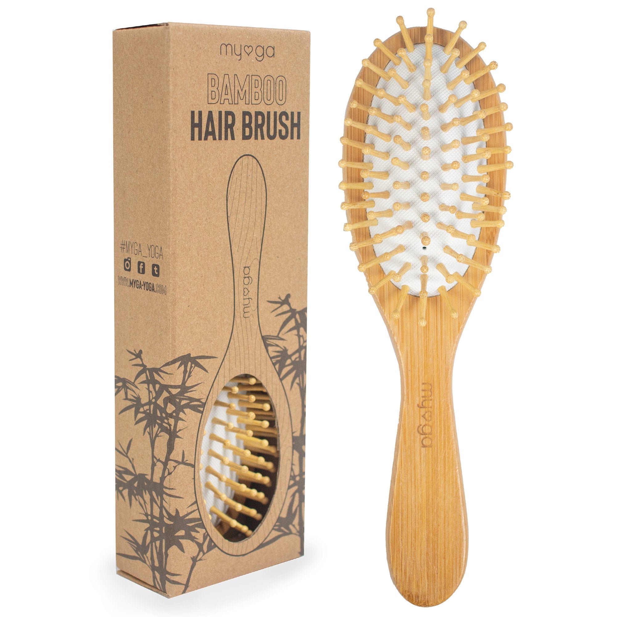 Bamboo Hairbrush Natural Bamboo Products Hairbrush Etsy UK
