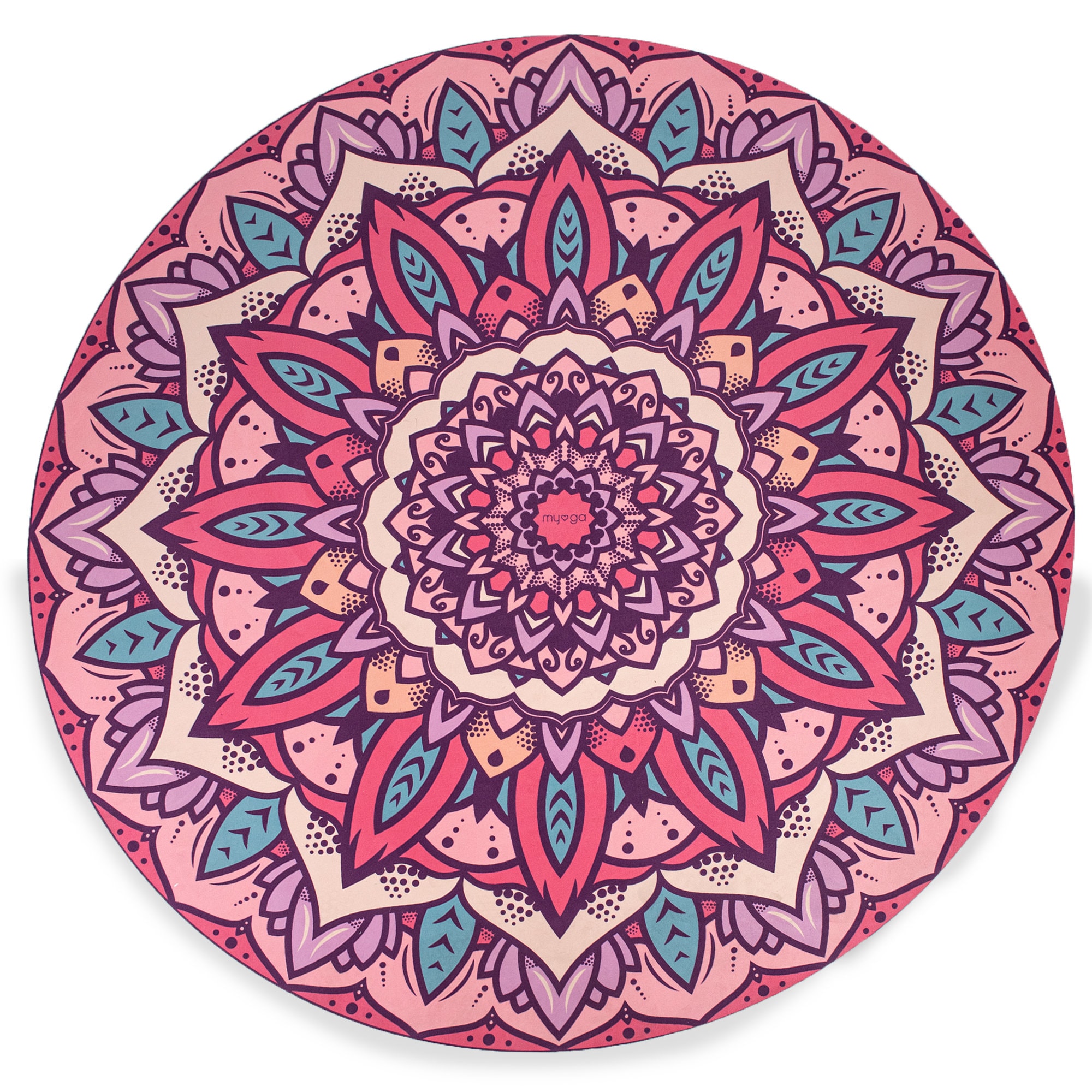 Circle Yoga Mat Vegan Yoga Mat Round Mandala Yoga Mat Vegan Etsy