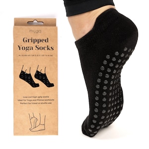Yoga Socks, Gripped Yoga Socks, Non-Slip Pilates Socks, Gripped Exercise Socks image 1