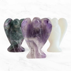 Myga Healing Crystal Angel Figurine
