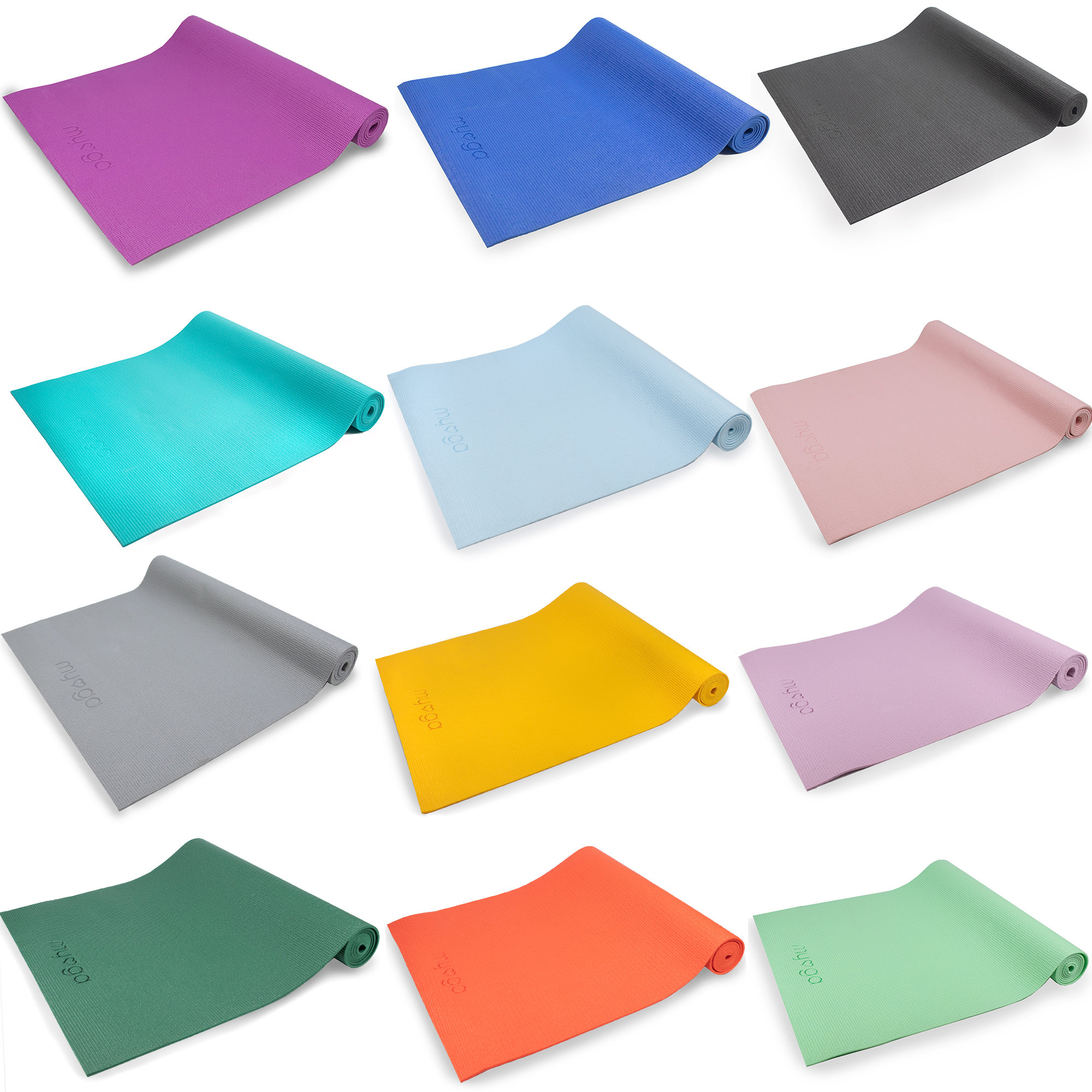 Entry Level Yoga Mats Yoga Mat Coloured Yoga Mats 6 Colours Etsy